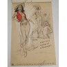 MacPherson Artist's Sketch pad / Pin Up Calendar of 1943  - 10