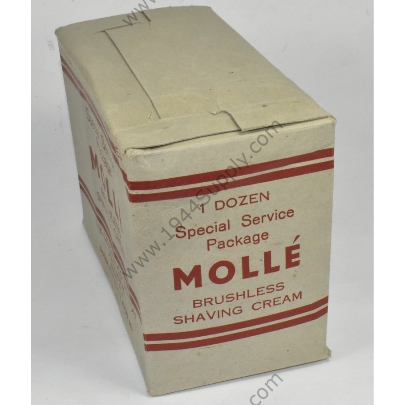 Mollé brushless shaving cream box