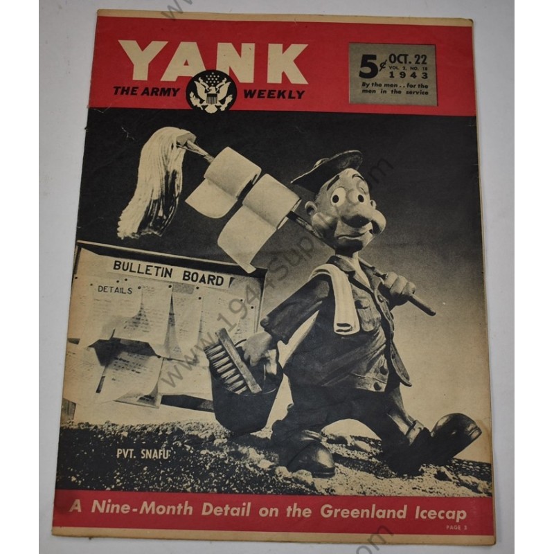YANK magazine du 22 octobre 1943  - 1