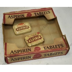 Certified Brand Aspirin box with two cans  - 1