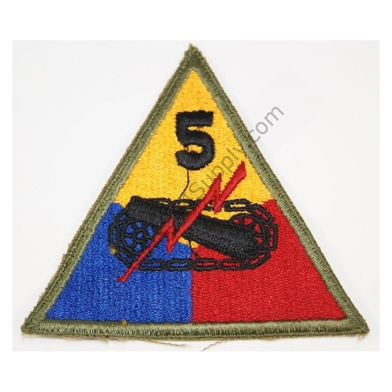5th Armored Division patch  - 1