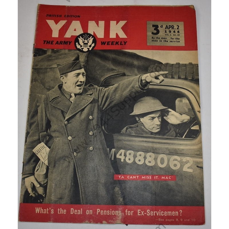 Magazine YANK du 2 avril, 1944  - 1