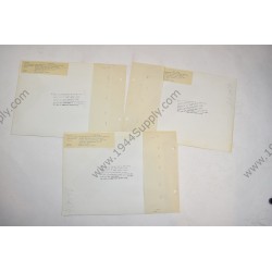 Three photos of Infantry field pack, used for manuals  - 5