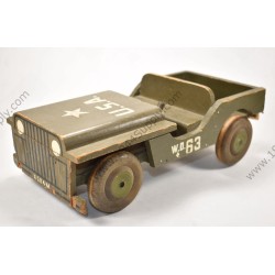 Wooden jeep toy  - 1