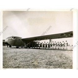 Photo of glider infantry boarding WACO glider  - 1