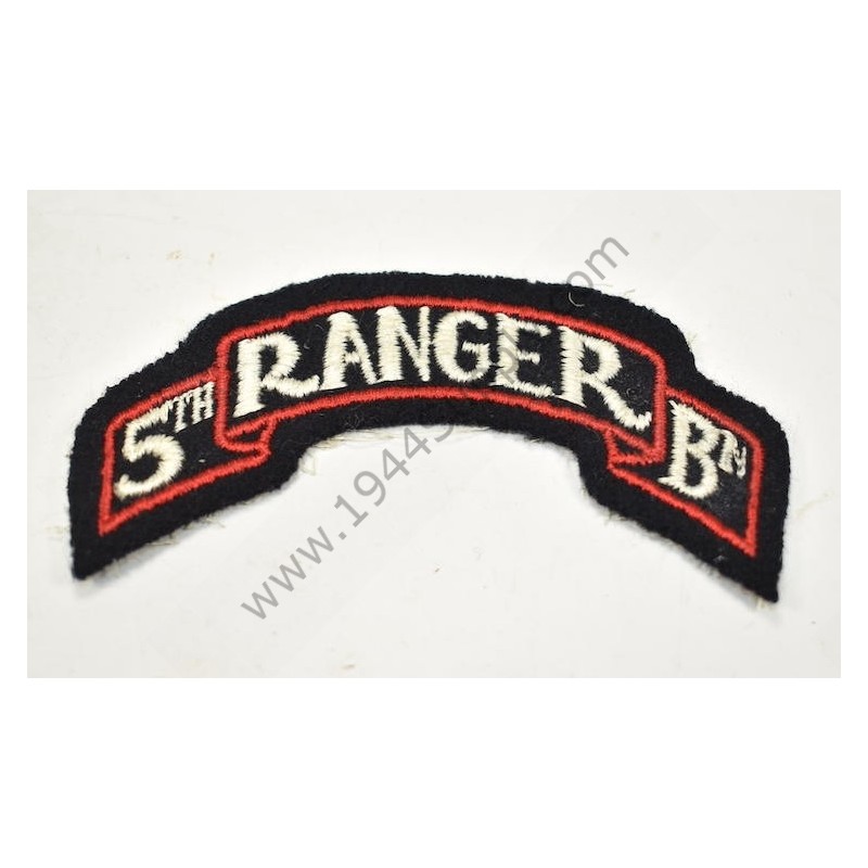 5th Ranger Battalion scroll  - 1