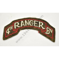 4th Ranger Battalion scroll  - 1