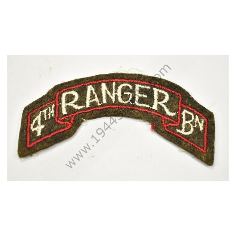 4th Ranger Battalion scroll  - 1