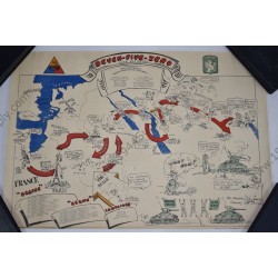 750th Tank Destroyer Battalion campaign map  - 1