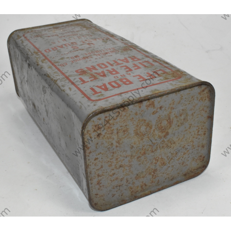 Life boat and life raft rations can