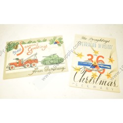 3rd Armored Division Christmas Greetings cards  - 1
