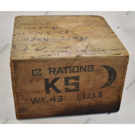 K ration crate used for shipping  - 1
