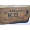 K ration crate used for shipping  - 2