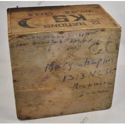 K ration crate used for shipping  - 3