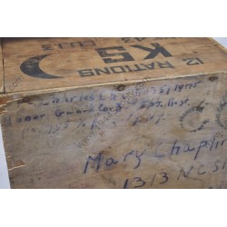 K ration crate used for shipping  - 4