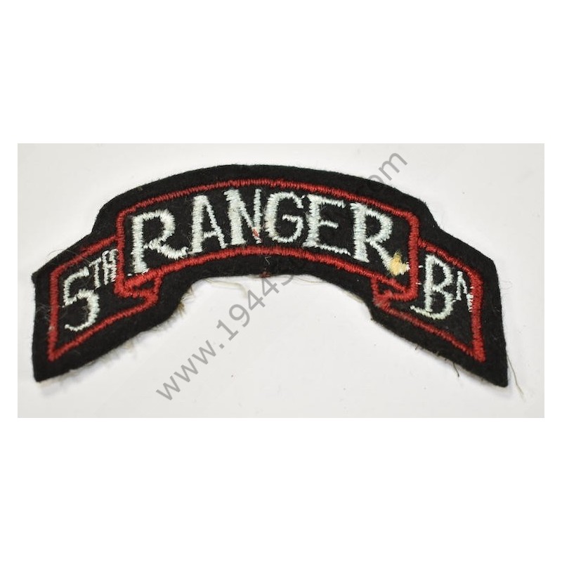 5th Ranger Battalion scroll  - 1