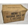 Second half of 5 rations box  - 1