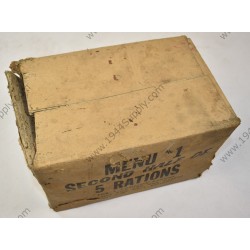 Boîte de deuxième moitié de 5 rations  - 6