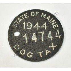 Dog tax tag, 1944  - 1