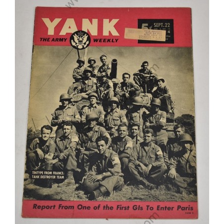 YANK magazine of September 22,1944  - 1