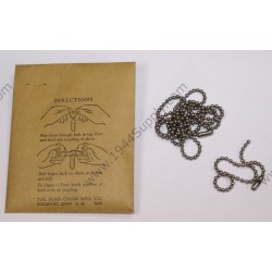Dogtag ball chain in wrapper  - 7