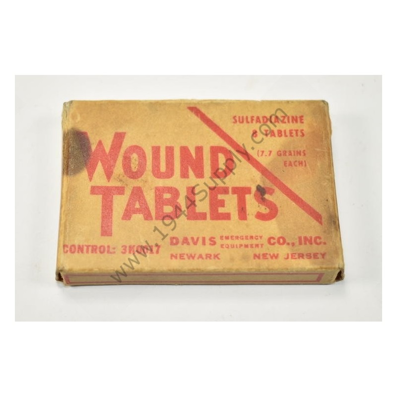 Wound tablets, Davis Co.  - 1