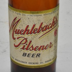 Muehlebach's Pilsener beer bottle  - 3