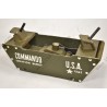 Jouets en bois barge et char d'invasion Commando  - 2