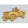 Patriotic Jeep pin  - 3