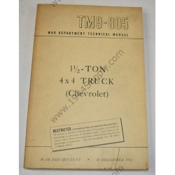 TM9-805 1½-Ton 4 x 4 Truck (Chevrolet)  - 1