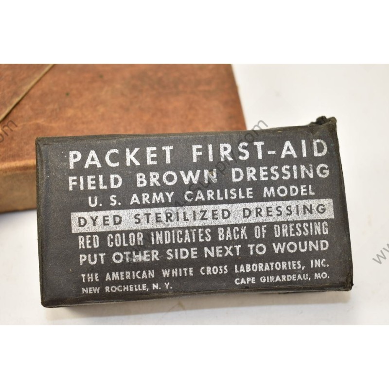 Packet First Aid field brown dressing