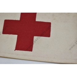 Brassard de la Croix-Rouge et casquette Garrison avec passepoil du service médical  - 6