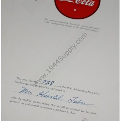 Coca Cola note pad  - 8