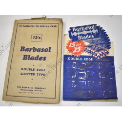 Barbasol Shaving blades shop display  - 1