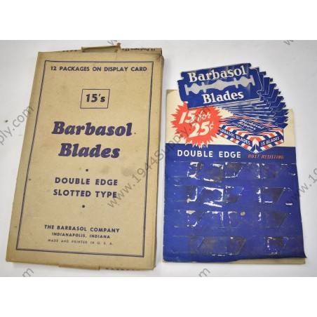 Barbasol Shaving blades shop display  - 1