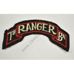 7th Ranger Battalion scroll