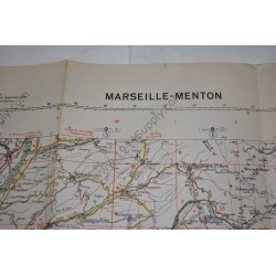 Marseille-Menton map, operation Dragoon