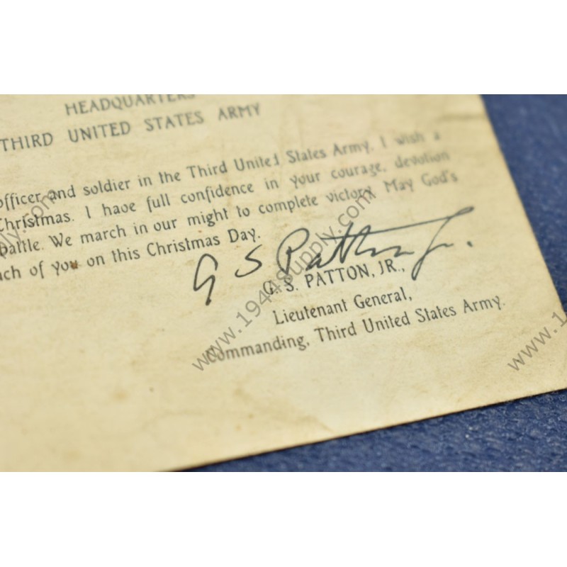 General Patton prayer for good weather card