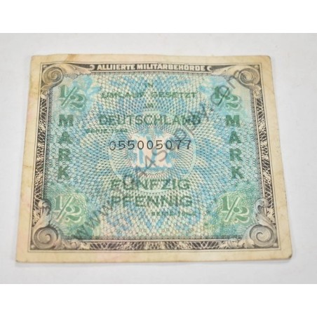 ½ Mark (50 Pfennig) monnaie d'occupation