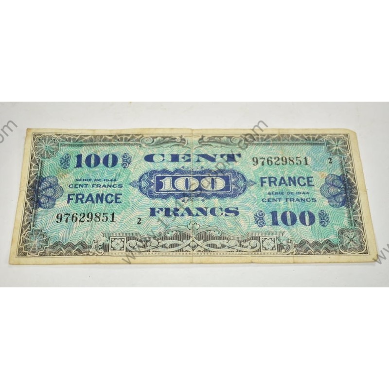 100 Francs invasion currency